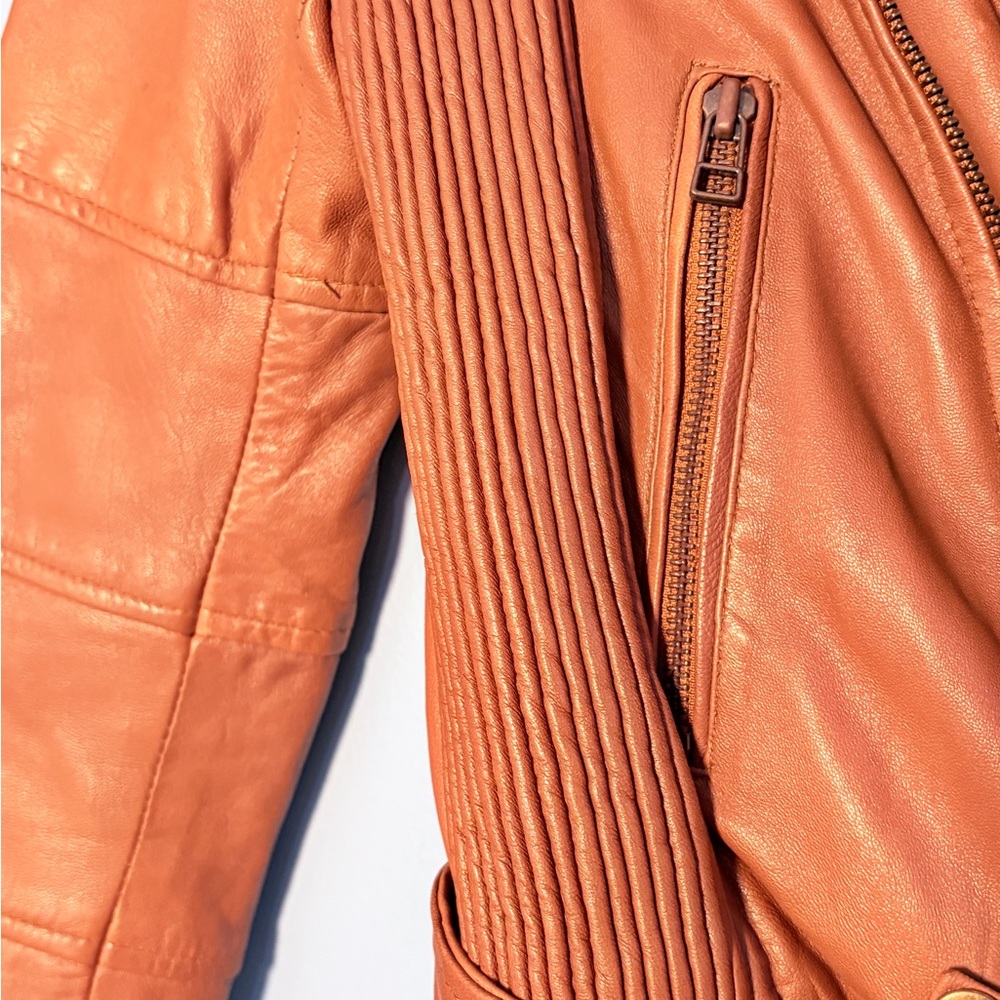 Capulet Women's Rust Leather Jacket - image 6